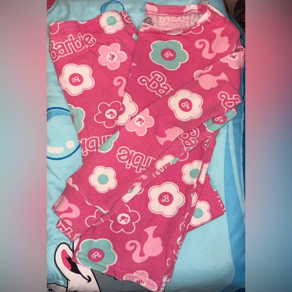 Pink Floral Pajama Pants